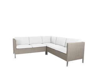 Cane-Line - Connect dining lounge combination 20 A+B+D - White, Cane-line Natté